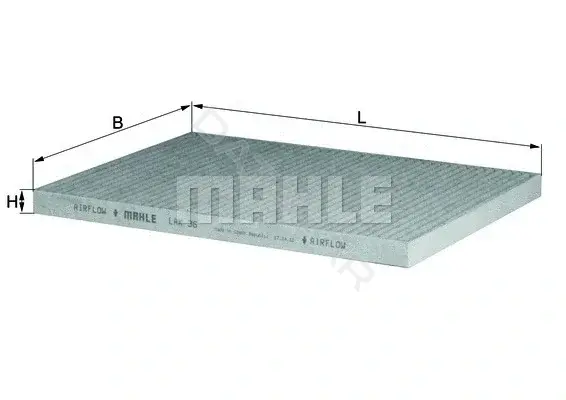 Фильтр салонный KNECHT/MAHLE LAK36
