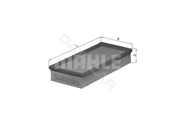 Воздушный фильтр KNECHT/MAHLE LX408