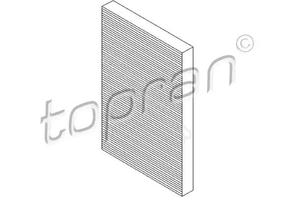 Фильтр салонный TOPRAN 108412