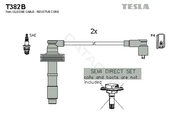 Высоковольтные провода TESLA T382B