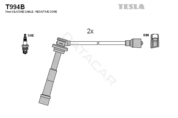 Высоковольтные провода TESLA T994B