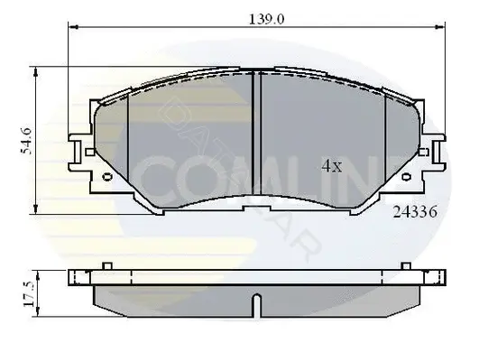 Тормозные колодки COMLINE CBP01515