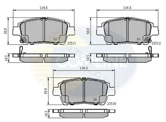 Тормозные колодки COMLINE CBP3901