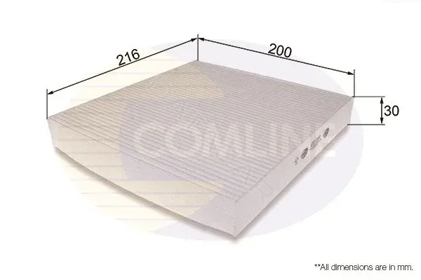 Фильтр салонный COMLINE EKF264