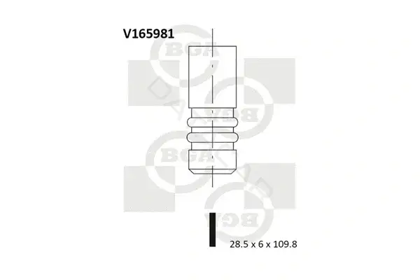 Выпускной клапан BGA V165981