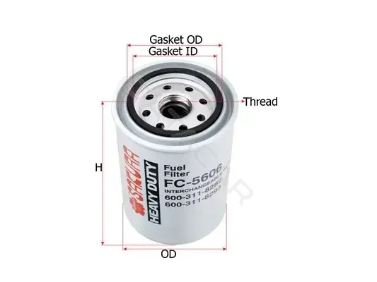 Топливный фильтр SAKURA FC-5606
