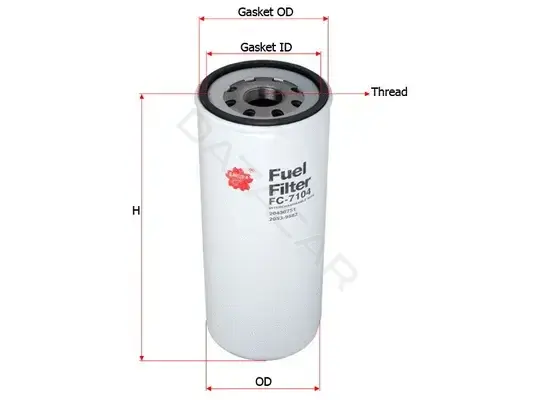 Топливный фильтр SAKURA FC-7104