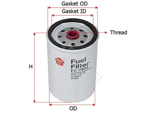 Топливный фильтр SAKURA FC-7903