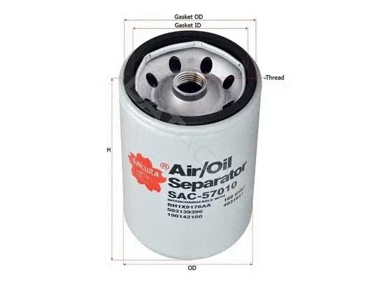 Воздушный фильтр SAKURA SAC-57010