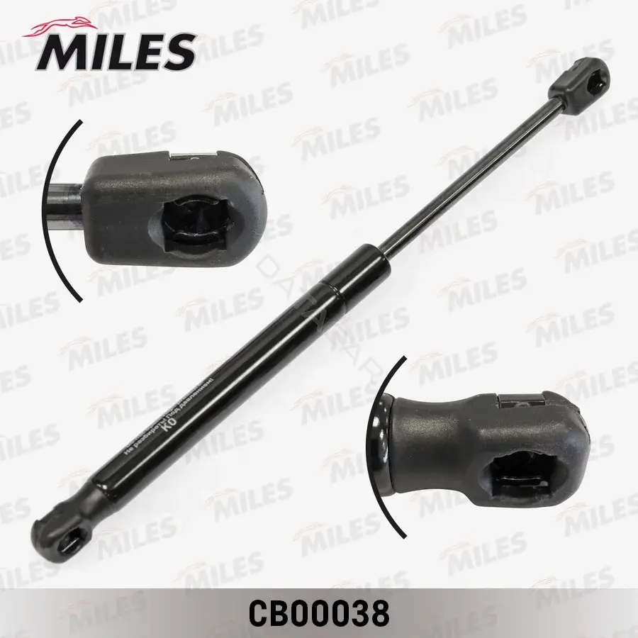 Амортизатор крышки багажника, капота, заднего стекла MILES CB00038