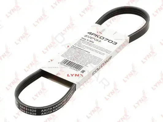 Ремень ручейковый LYNXAUTO 4PK0703