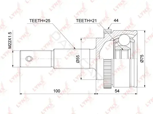 Шрус LYNXAUTO CO-3860A