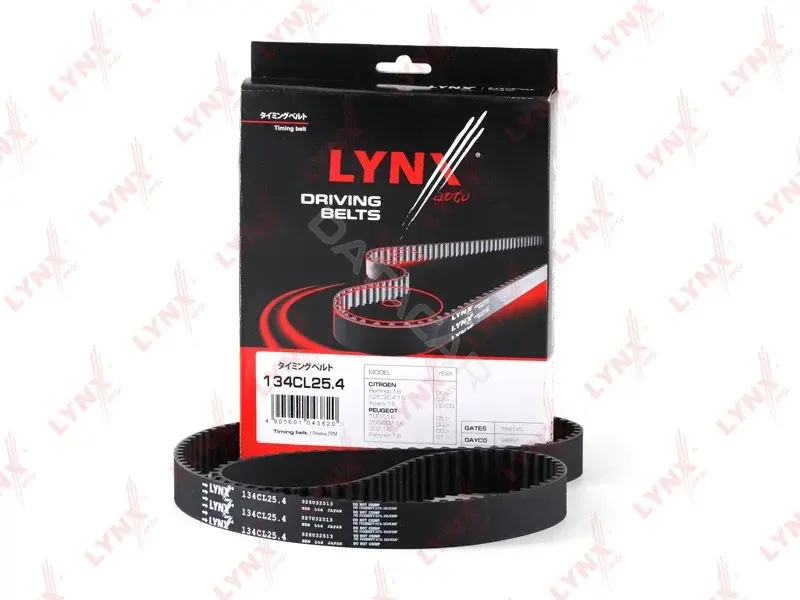 Ремень ГРМ LYNXAUTO 134CL25.4