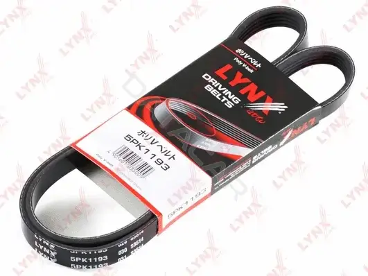 Ремень ручейковый LYNXAUTO 5PK1193