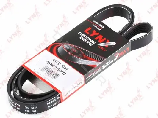 Ремень ручейковый LYNXAUTO 6PK1670
