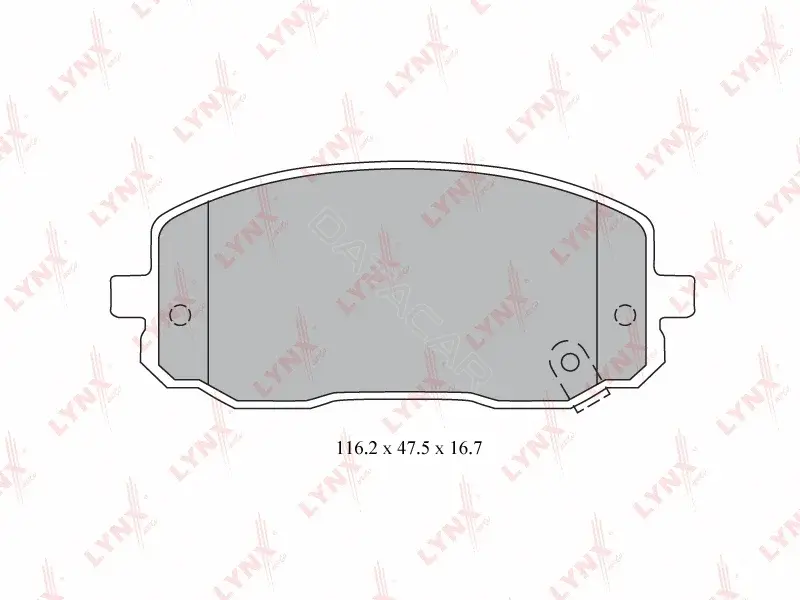 Тормозные колодки LYNXAUTO BD-4409