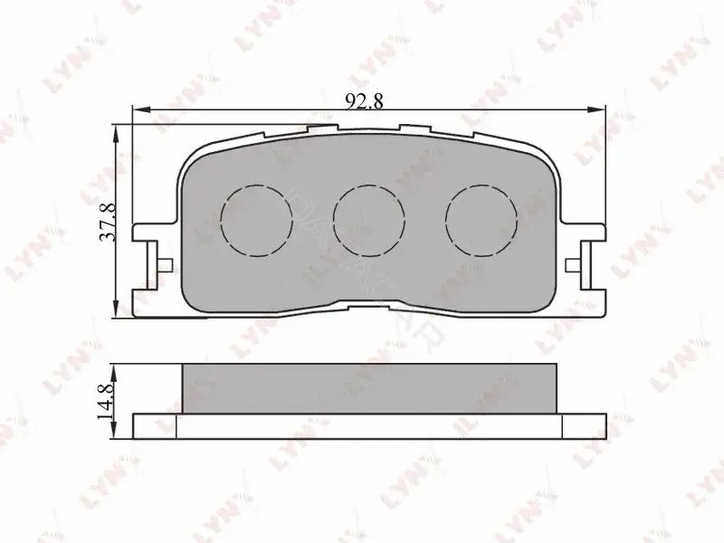 Тормозные колодки LYNXAUTO BD-7523