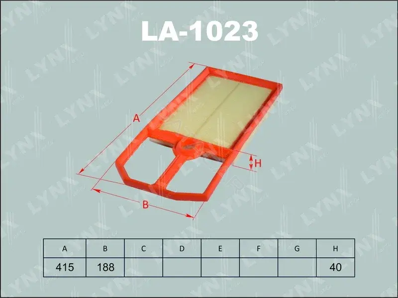 Воздушный фильтр LYNXAUTO LA-1023