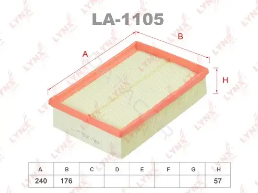 Воздушный фильтр LYNXAUTO LA-1105