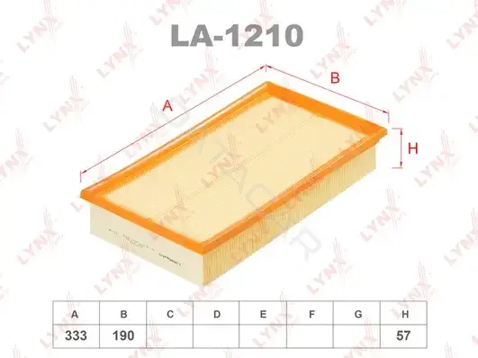 Воздушный фильтр LYNXAUTO LA-1210