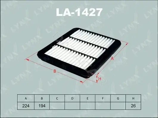 Воздушный фильтр LYNXAUTO LA-1427