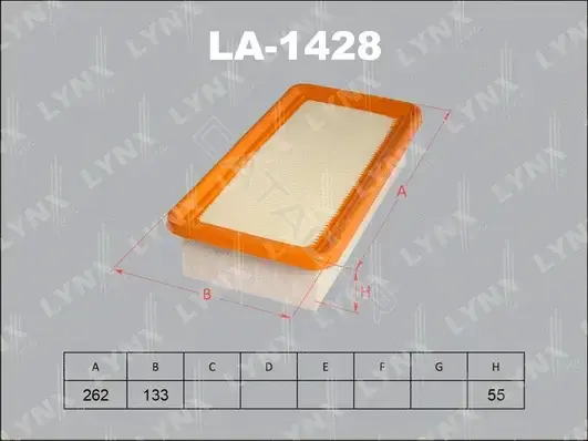 Воздушный фильтр LYNXAUTO LA-1428