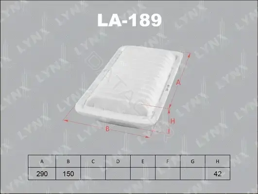 Воздушный фильтр LYNXAUTO LA-189