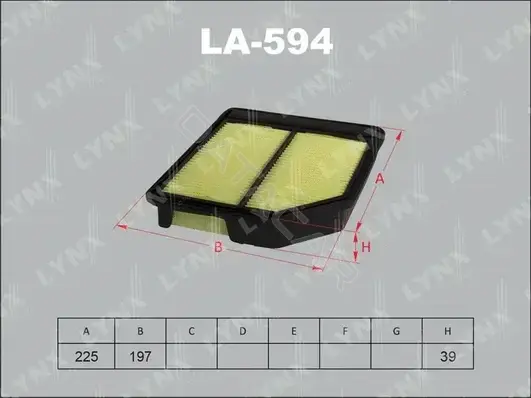 Воздушный фильтр LYNXAUTO LA-594