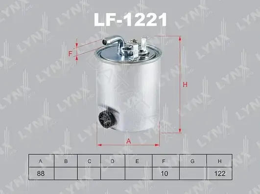 Топливный фильтр LYNXAUTO LF-1221