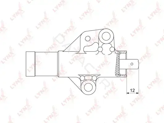 Ролик ГРМ LYNXAUTO PT-1037