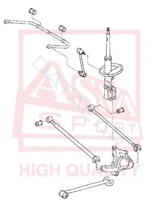 Сайлентблок рычага ASVA 0101-ACU15R