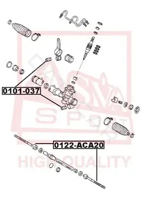 Сайлентблок рычага ASVA 0101-037