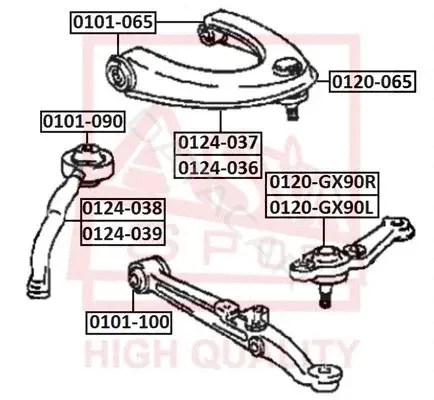 Шаровая опора ASVA 0120-065
