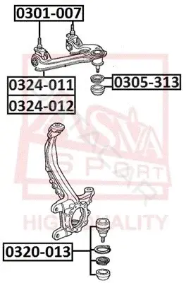 Шаровая опора ASVA 0305-313