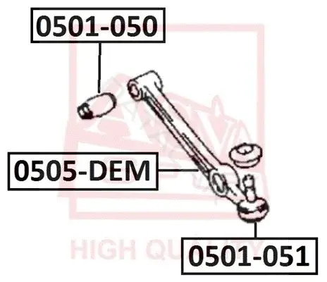 Шаровая опора ASVA 0505-DEM