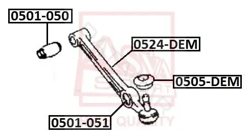 Рычаги ASVA 0524-DEM