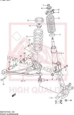 Рычаги ASVA 0724-004B