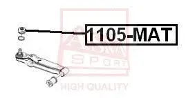 Шаровая опора ASVA 1105-MAT