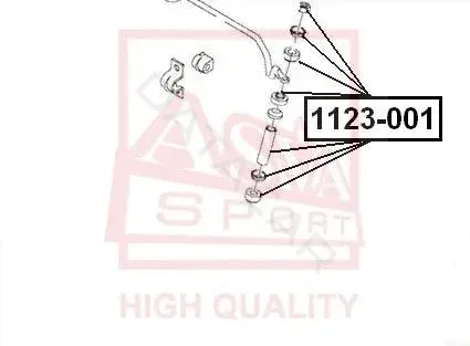 Стойки стабилизатора ASVA 1123-001