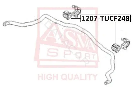 Втулки стабилизатора ASVA 1207-TUCF248