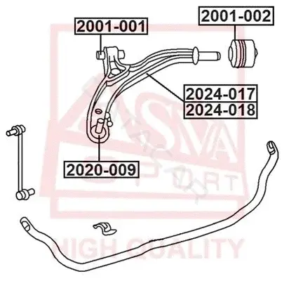 Рычаги ASVA 2024-018