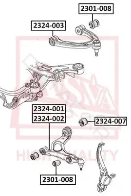 Рычаги ASVA 2324-003