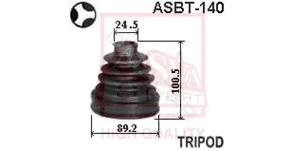 Пыльник шруса ASVA ASBT-140