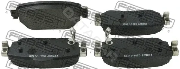 Тормозные колодки FEBEST 0201-J11ER