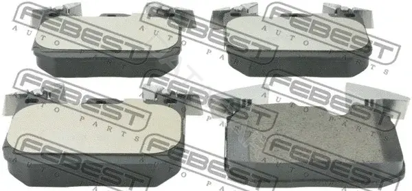Тормозные колодки FEBEST 1901-F20F