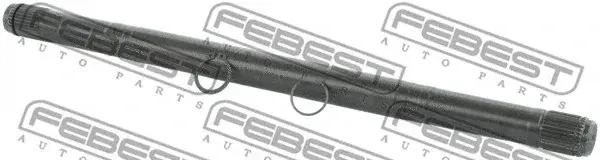 Приводной вал / Полуось FEBEST 0312-RD1LH