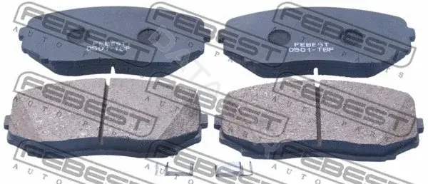 Тормозные колодки FEBEST 0501-TBF