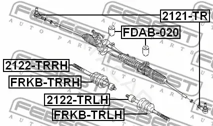 Рулевые наконечники FEBEST 2121-TR