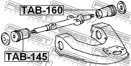 Сайлентблок рычага FEBEST TAB-160