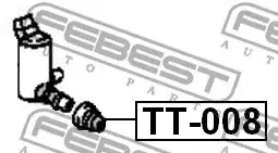 Прокладка насоса омывателя FEBEST TT-008